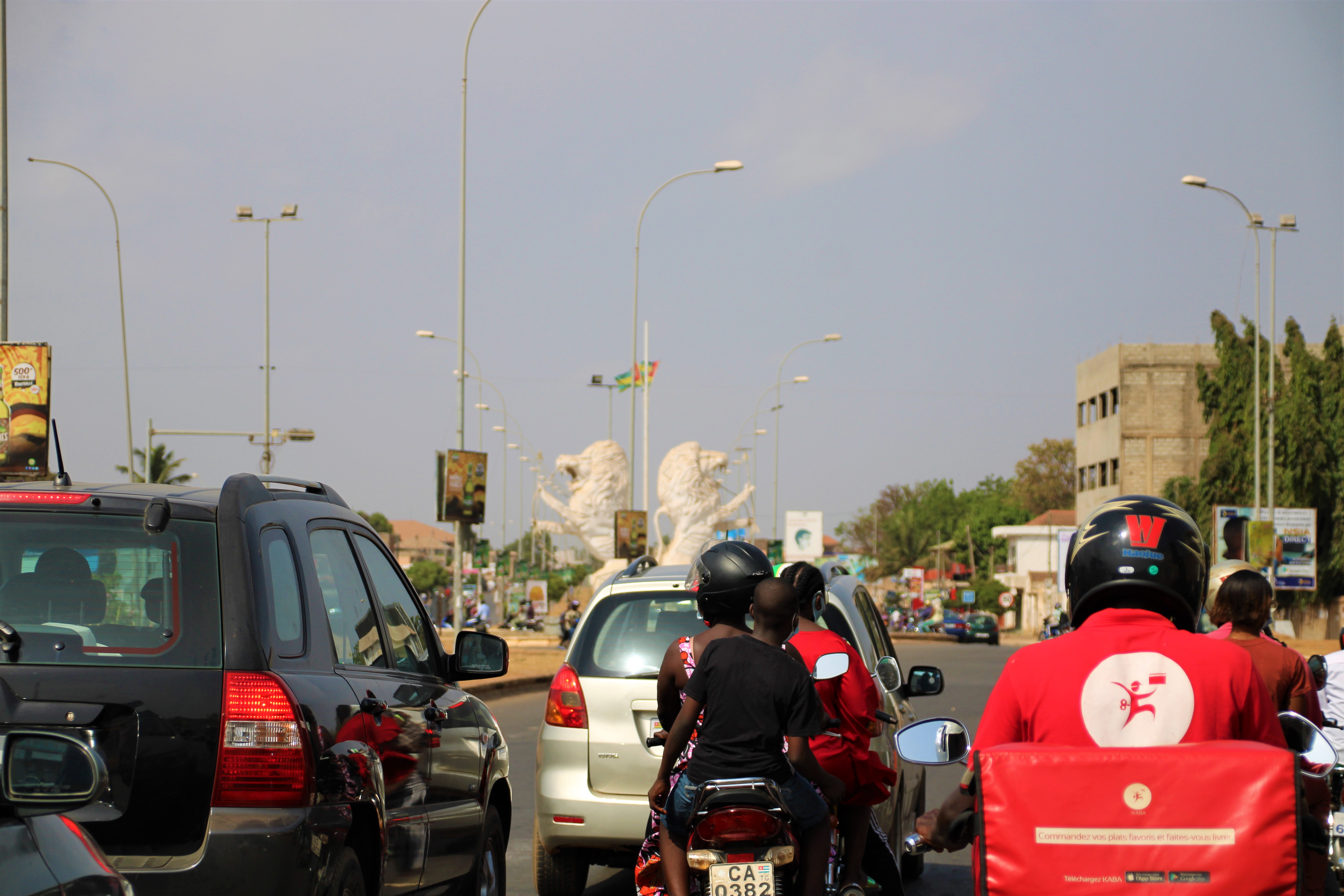 moyen de transport terrestre au Togo