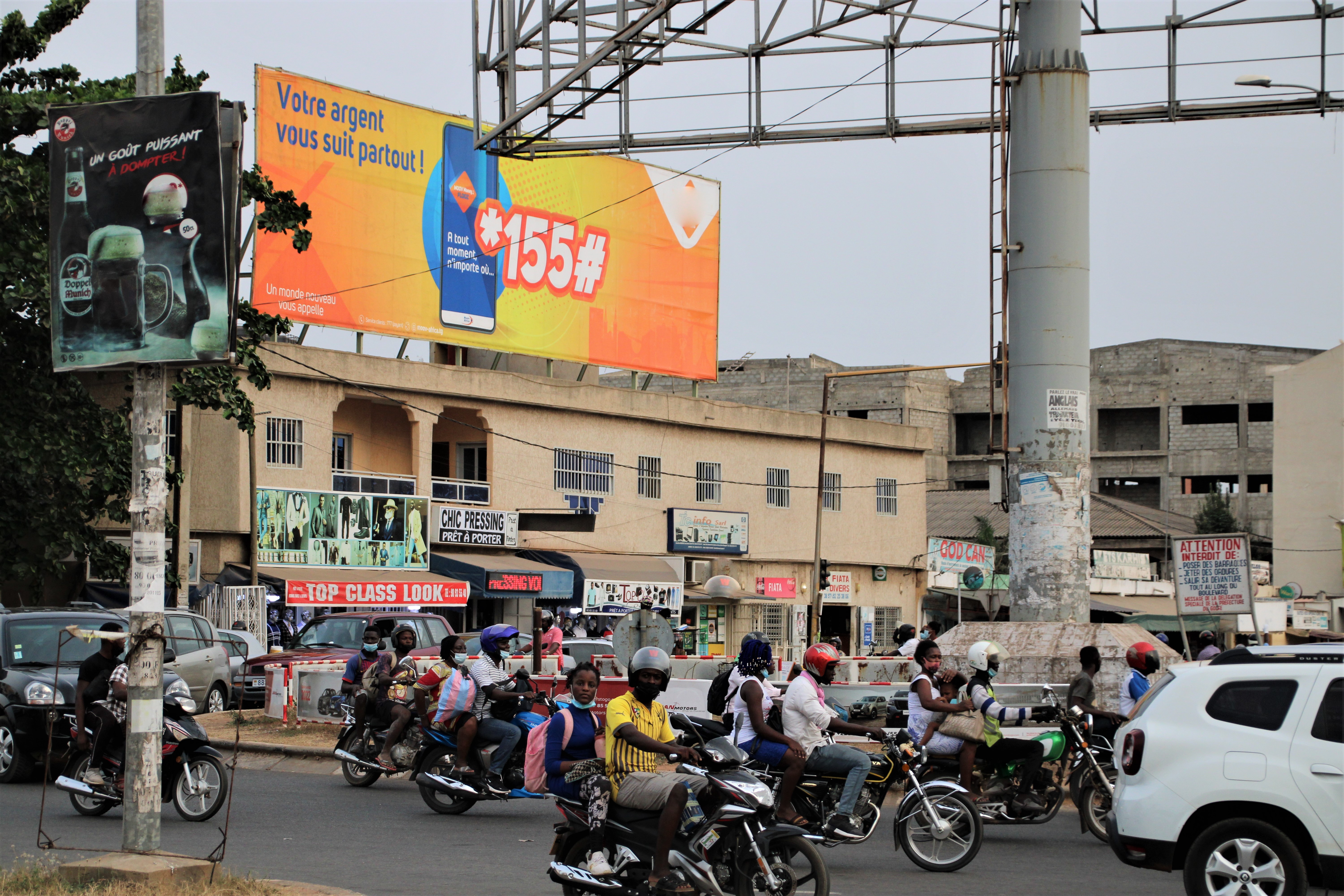 circulation dense au Togo